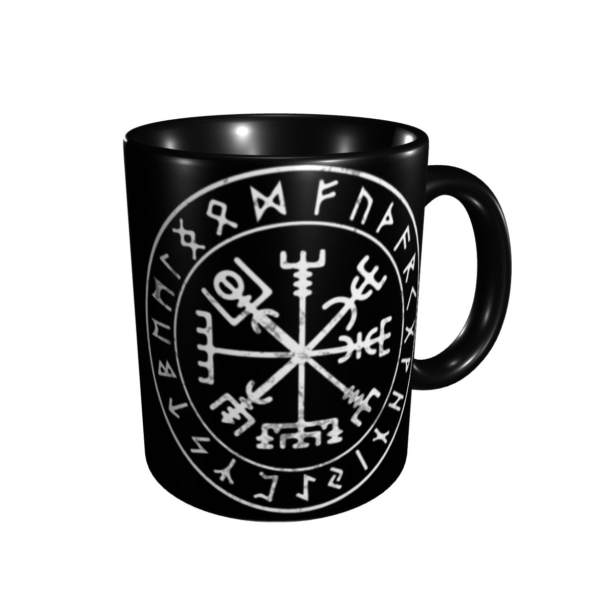Vegvisir Viking Compass Two-Tone Coffee Mug