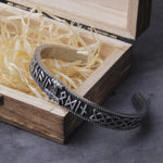 Thor's Hammer Runic Bangle Cuff