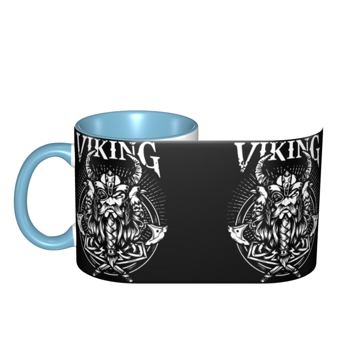 Norse God Odin Two -Tone Coffee Mug