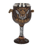 Drakkar Viking Warrior Chalice Goblet