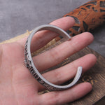 Thor's Hammer Runic Bangle Cuff