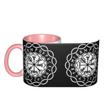 Vegvisir Runic Compass Two -Tone Coffee Mug