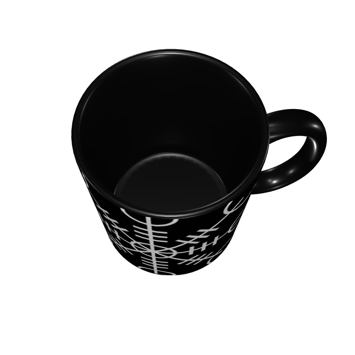 Helm Of Awe (Aegishjalmur) Two-Tone Coffee Mug