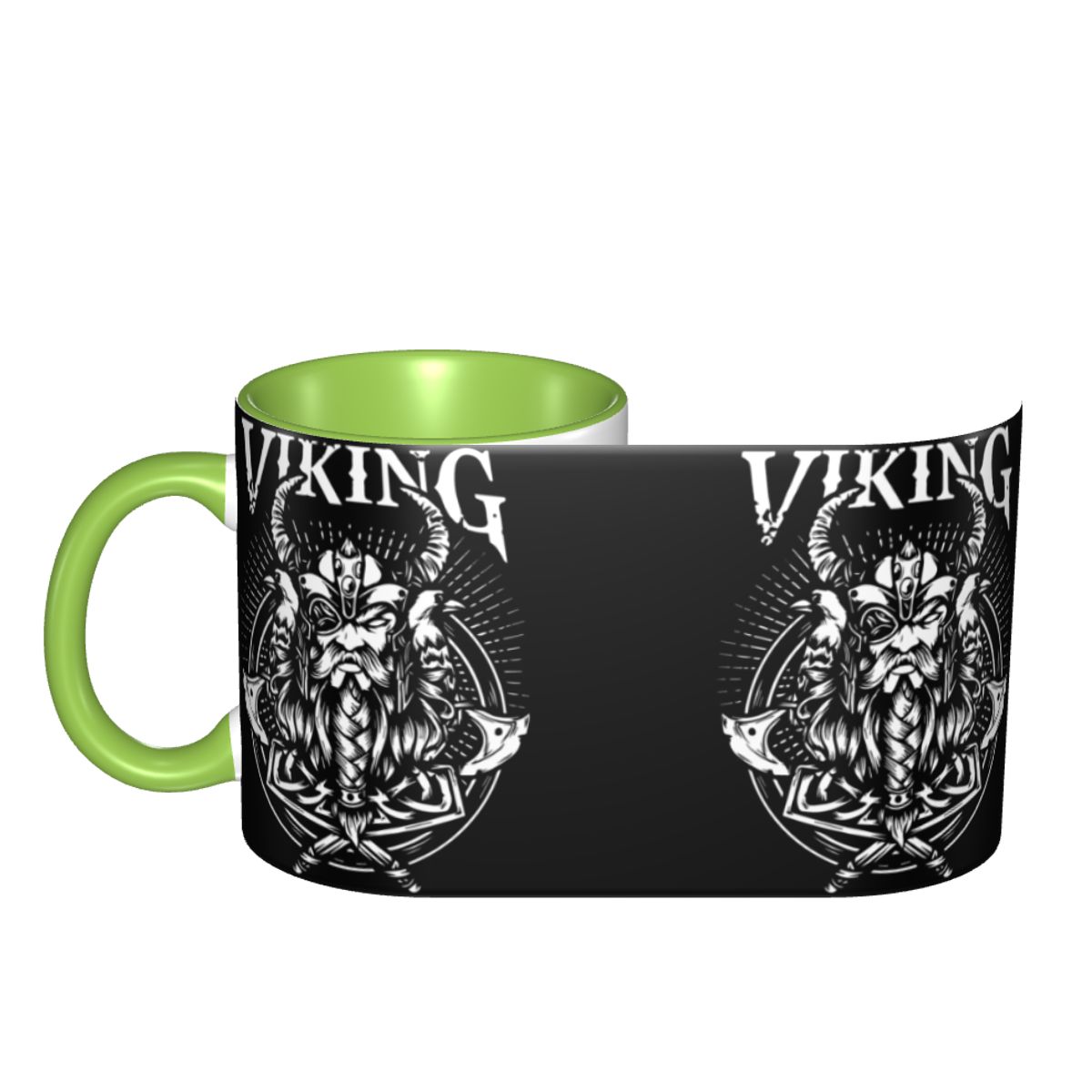 Norse God Odin Two -Tone Coffee Mug