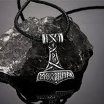 Mjolnir Thor's Hammer Norse Rune Pendant Necklace