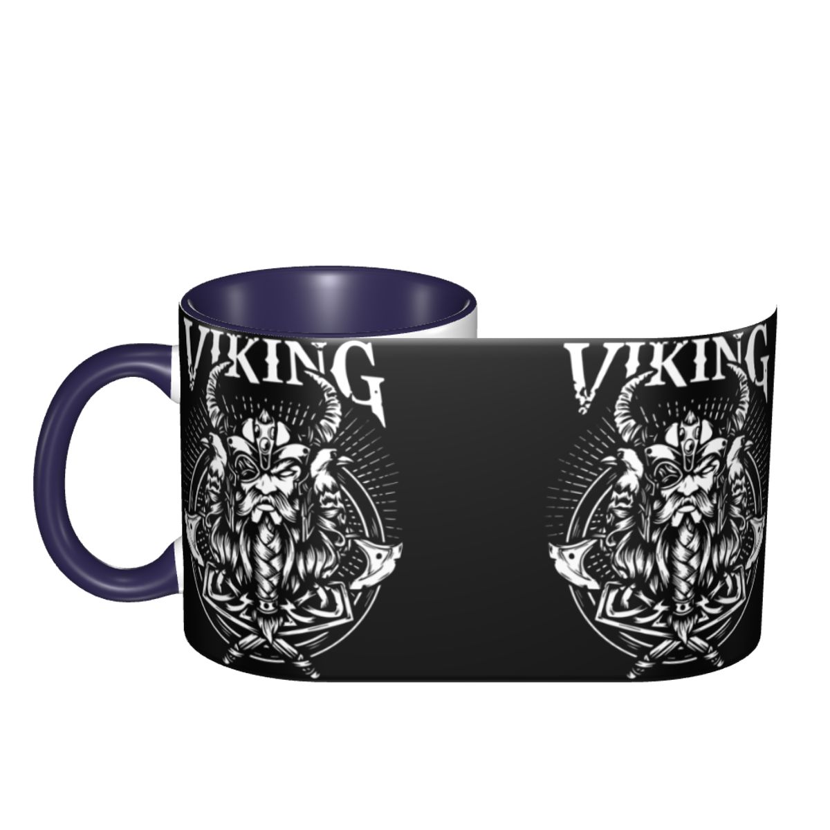 Norse God Odin Two -Tone Coffee Mug