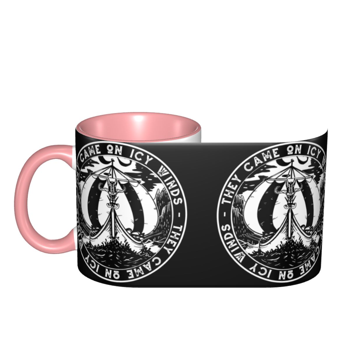 Viking Ship Two-Tone Coffee Mug