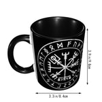 Vegvisir Viking Compass Two-Tone Coffee Mug