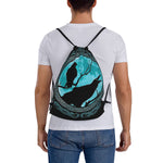 Hugin Munin Odin's Ravens Drawstring Bag