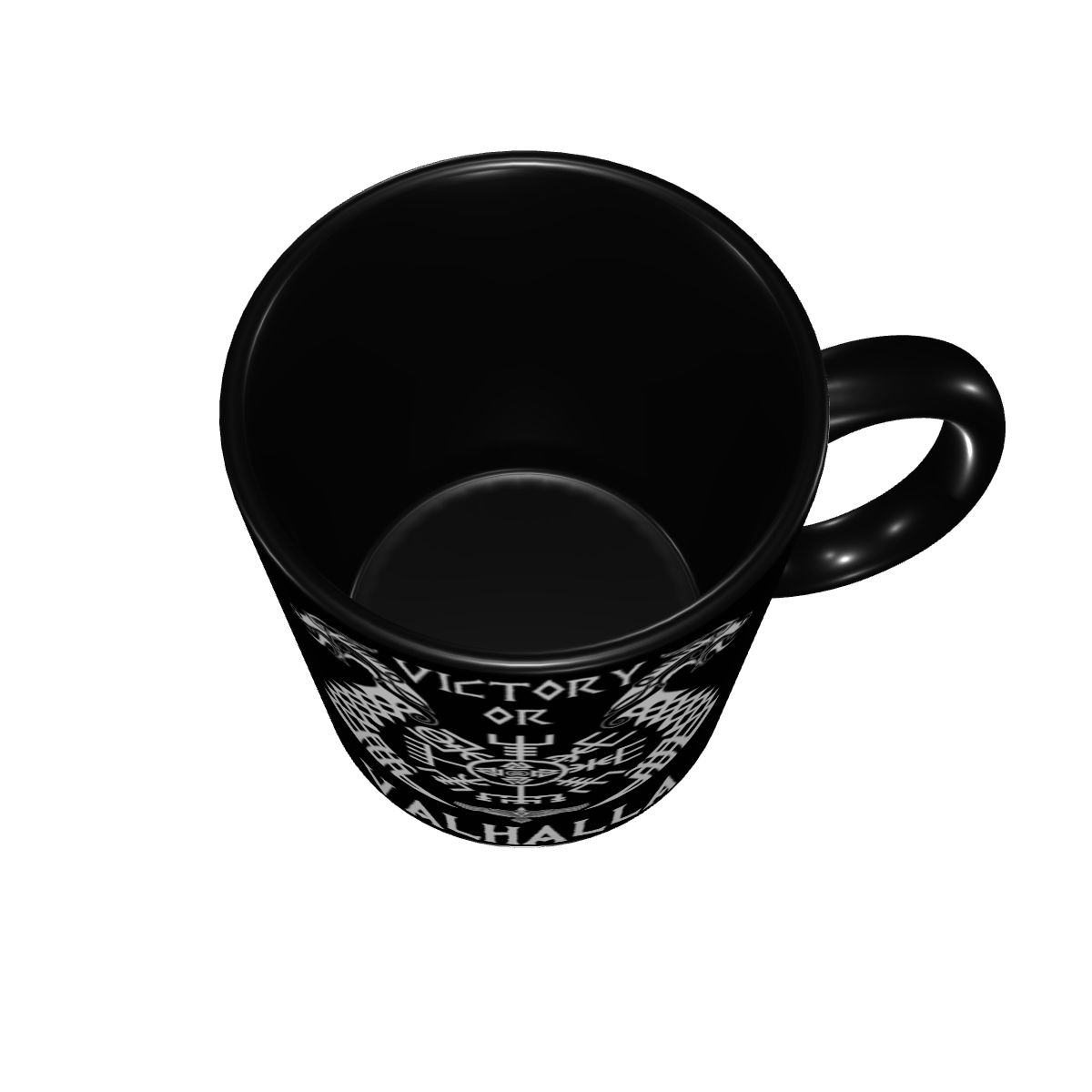 Victory Or Valhalla Two-Tone Coffee Mug