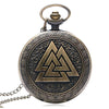 Valknut Norse Viking Pocket Watch