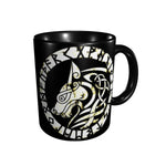 Norse Wolf Fenrir Two-Tone Coffee Mug