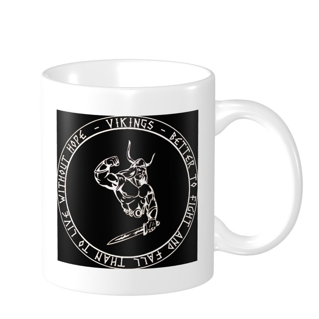 Viking Warrior Better To Fight And Fall Ceramic Mug