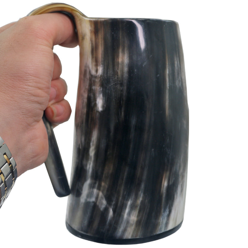 TANKARD DRINKING HORN MUG