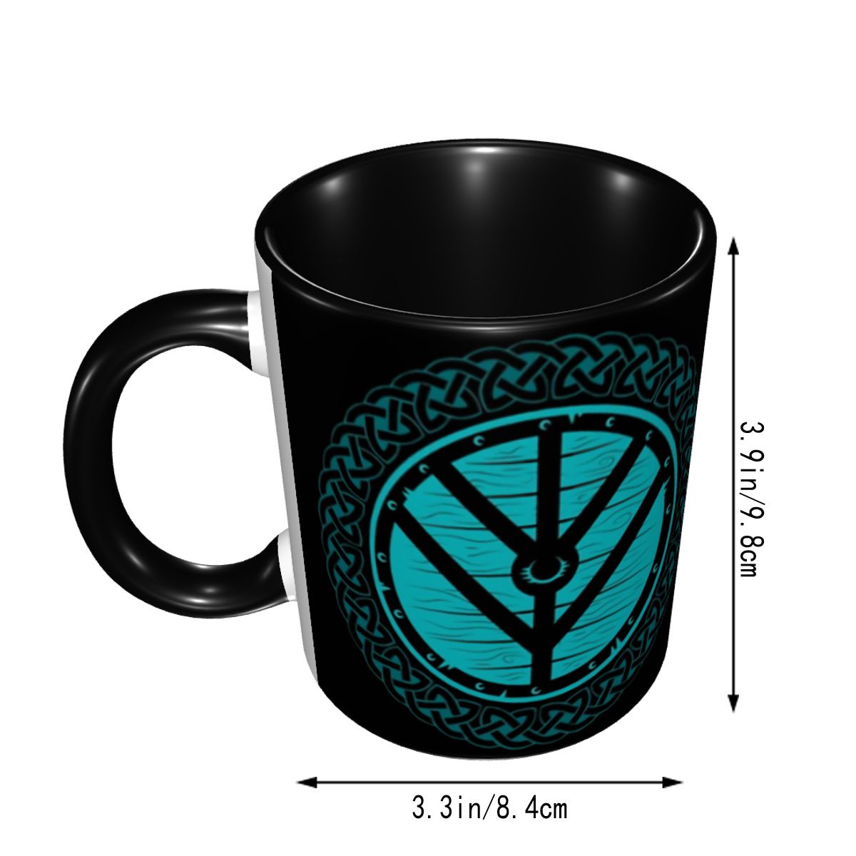 Viking Shieldmaiden Two-Tone Coffee Mug