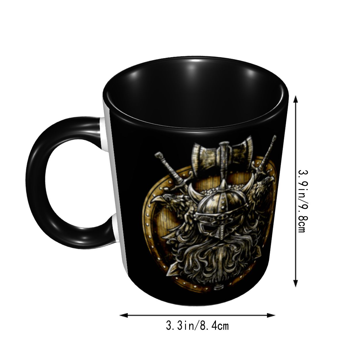 Viking Warrior Two-Tone Coffee Mug