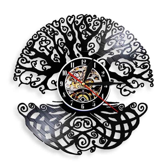 VIKING CLOCK - YGGDRASIL "TREE OF LIFE"