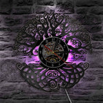 VIKING CLOCK - YGGDRASIL "TREE OF LIFE"