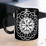 Vegvisir Runic Compass Two -Tone Coffee Mug