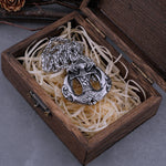 Thor's Hammer Necklace With Nordic Anchor Design