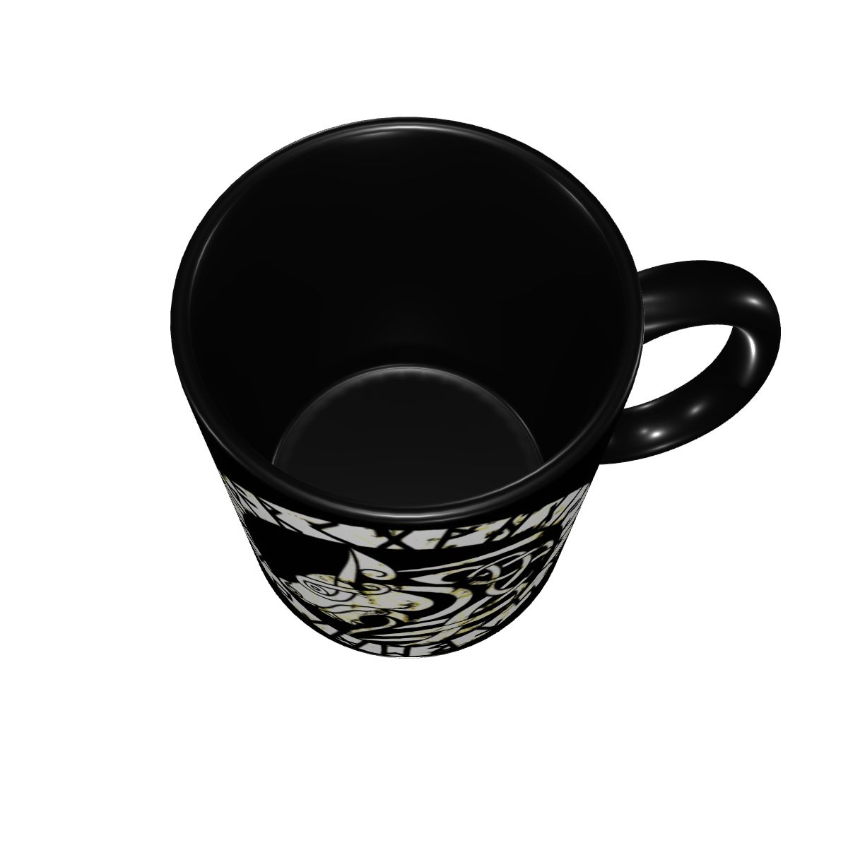 Norse Wolf Fenrir Two-Tone Coffee Mug