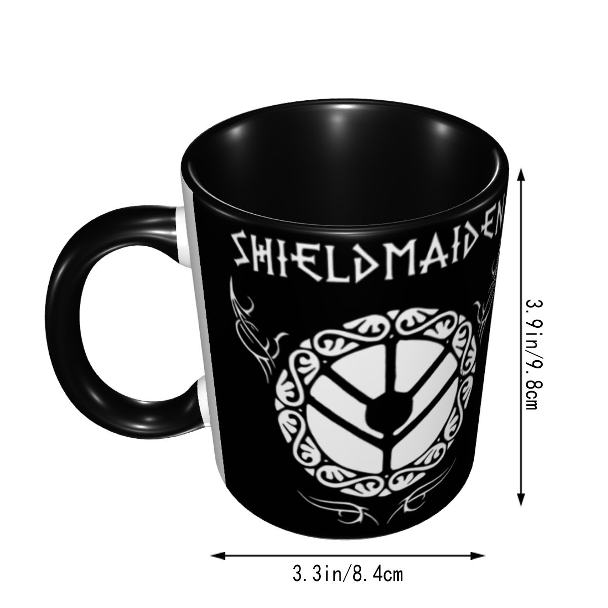 Viking Shieldmaiden Two-Tone Coffee Mug