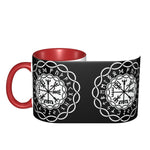 Vegvisir Runic Compass Two -Tone Coffee Mug