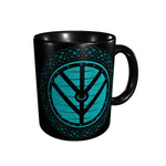 Viking Shieldmaiden Two-Tone Coffee Mug