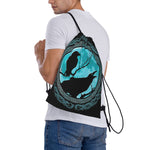 Hugin Munin Odin's Ravens Drawstring Bag