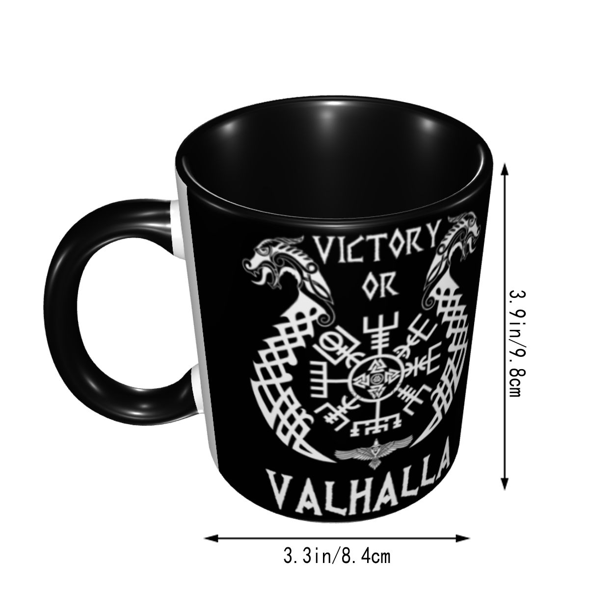 Victory Or Valhalla Two-Tone Coffee Mug