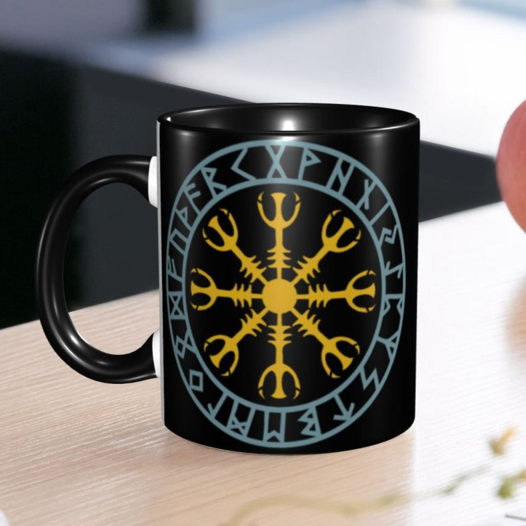 Helm Of Awe Aegishjalmur Two-Tone Coffee Mug