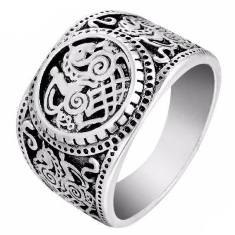 Odin and Sleipnir Norse Ring