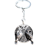 Huginn And Muninn Ravens Keychain