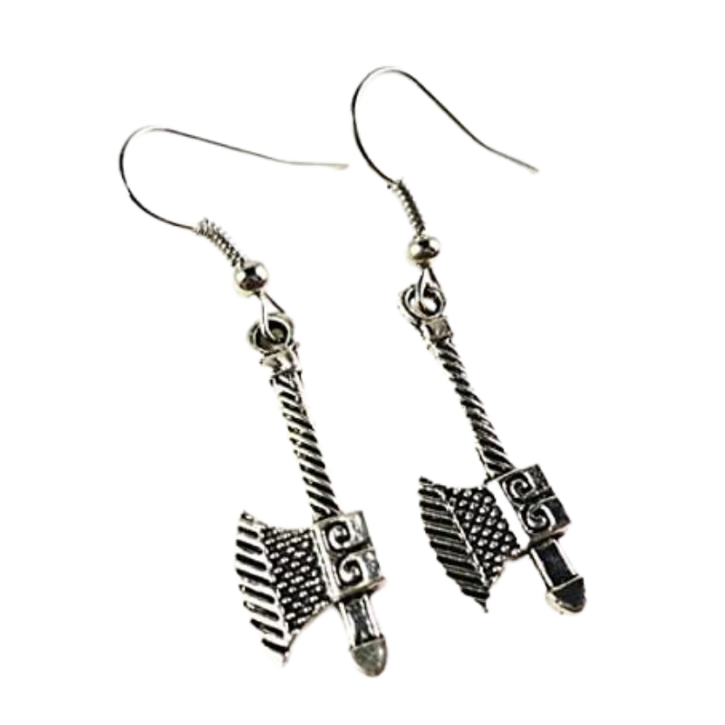 Viking Axe Drop Earrings