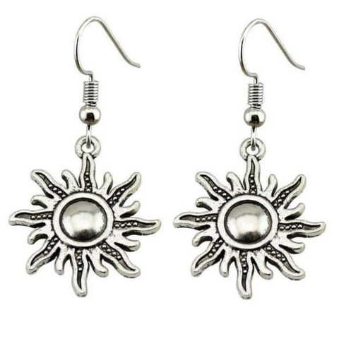Kolovrat Sun Dangle Earrings