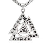 VIKING NECKLACE - VALKNUT SYMBOL