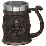 Viking Thor And Odin Beer Mug