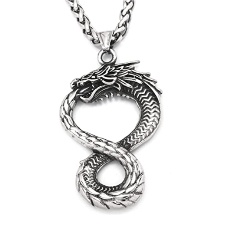 Norse Dragon Jörmungandr Pendant Necklace