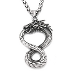 Norse Dragon Jörmungandr Pendant Necklace