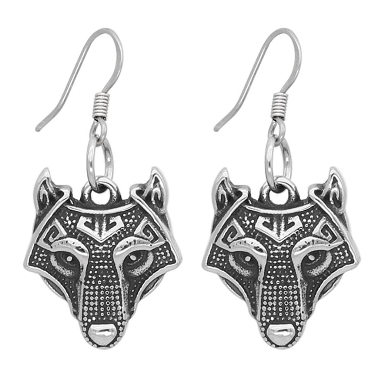 Fenrir Wolf Earrings