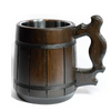 Oak Wood Beer Stein Mug