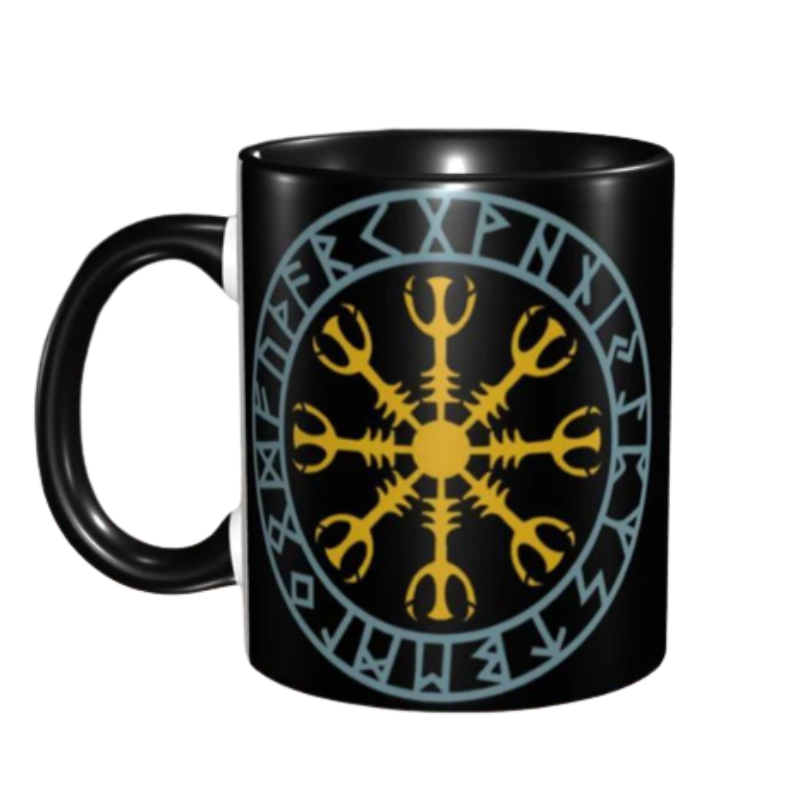 Helm Of Awe Aegishjalmur Two-Tone Coffee Mug