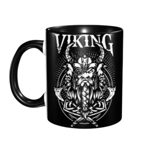 Norse God Odin Two -Tone Coffee Mug