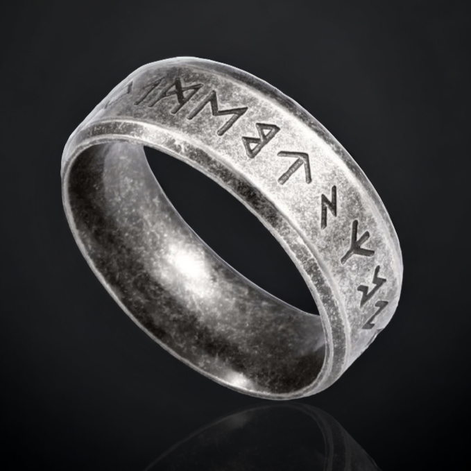 fuþark Viking Ring