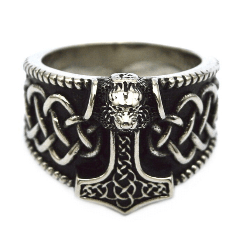 Celtic Thor Mjolnir Ring