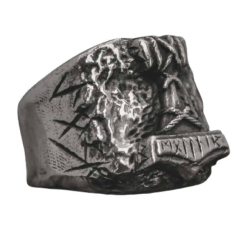 Mjolnir Ring (Thor Hammer Viking Ring)