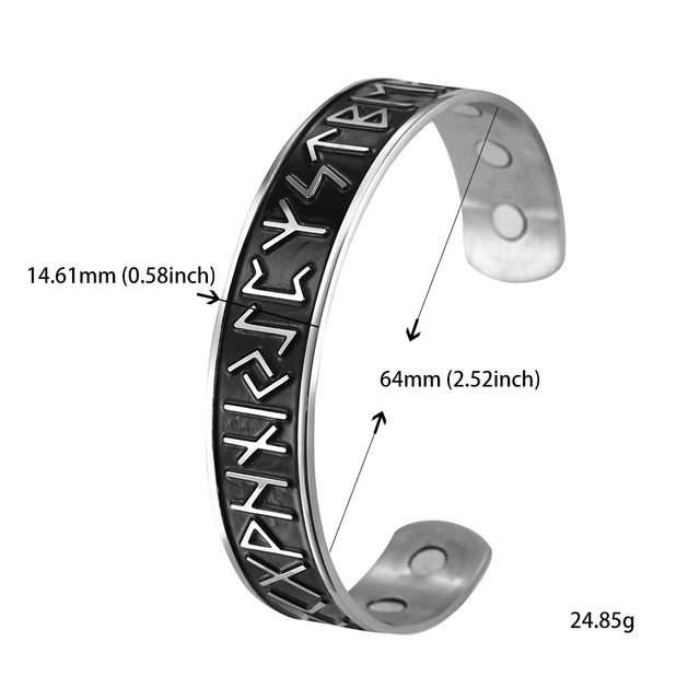 Viking Rune Cuff Bracelet