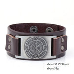 Vegvisir Leather Bracelet