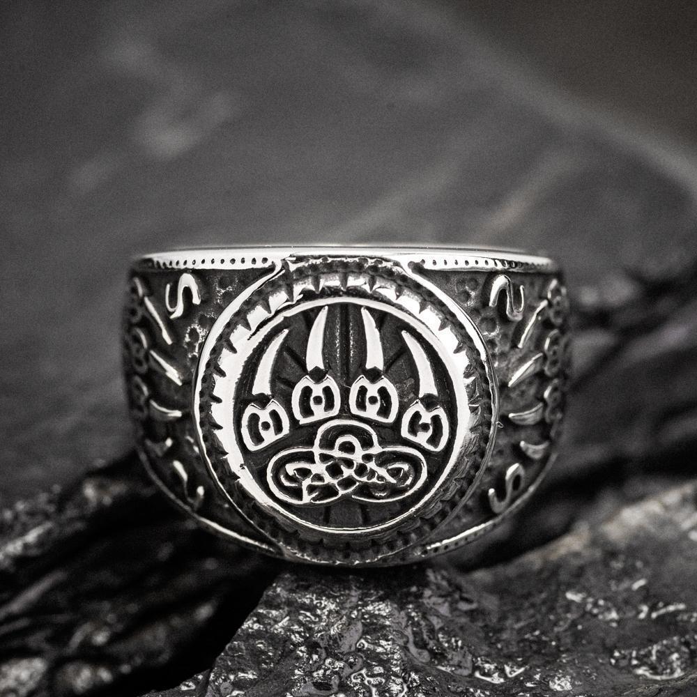 Norse Bear Claw Ring