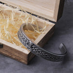 Thor's Hammer Runic Bangle Cuff